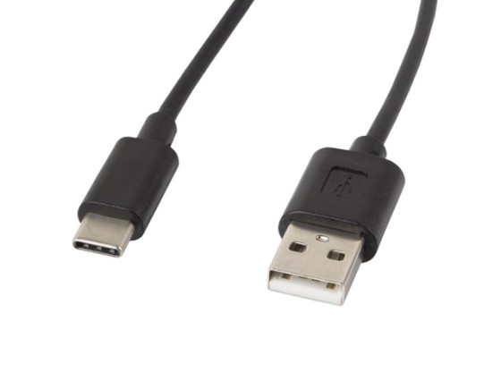 CAVO USB-C(M)-&gt;USB-A(M) 2.0 1,8M NERO LANBERG