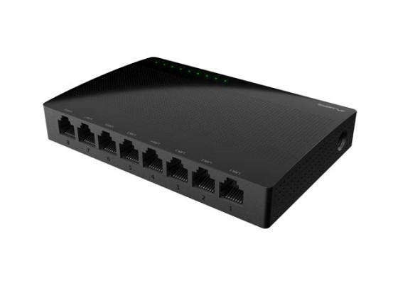 SWITCH LANBERG DSP1-1008 8X 1GB/S UNMANAGED GIGABIT ETHERNET DESKTOP 5V V2
