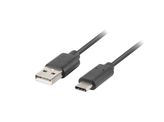 USB-C(M)-&gt;USB-A(M) 2.0 CAVO 3M NERO QC 3.0 LANBERG
