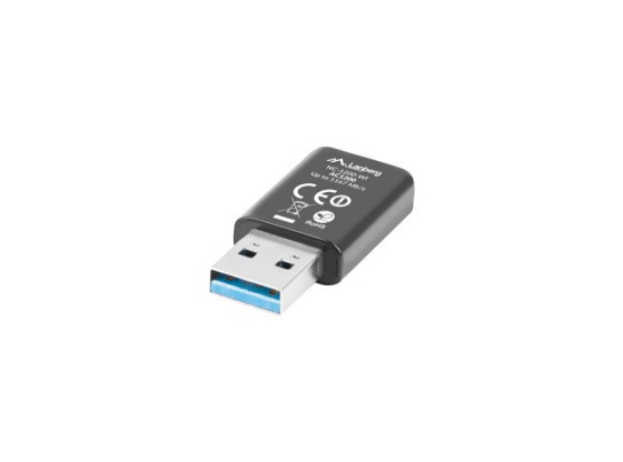 ADATTATORE USB SCHEDA DI RETE WIRELESS LANBERG NC-1200-WI AC1200 DUAL BAND