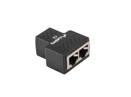 ACCOPPIATORE IN LINEA RJ45->2XRJ45 SCHERMATO LANBERG