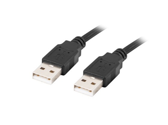 CAVO USB-A M/M 2.0 1M NERO LANBERG