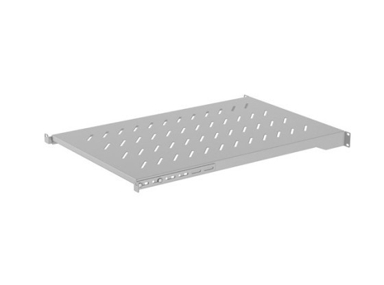SCAFFALE PER ARMADI 19" 1000MM GRIGIO LANBERG (1U/483X700MM CAPACITÀ DI CARICO FINO A 25KG, MONTAGGIO A 4 PUNTI)