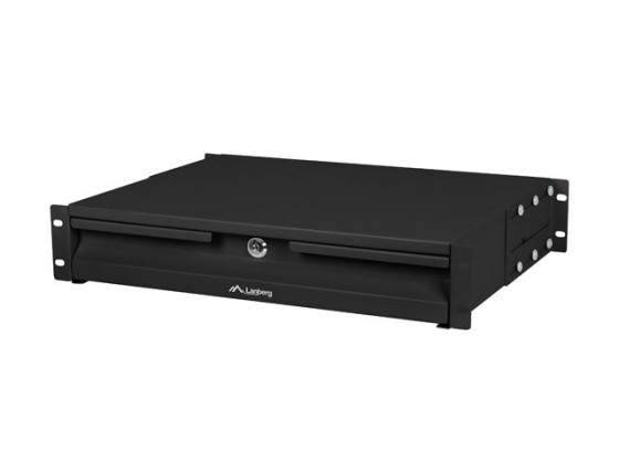 CASSETTO PER ARMADI 19" 2U 360MM NERO LANBERG (2U/483X360MM CAPACITÀ DI CARICO FINO A 90KG, MONTAGGIO A 4 PUNTI)