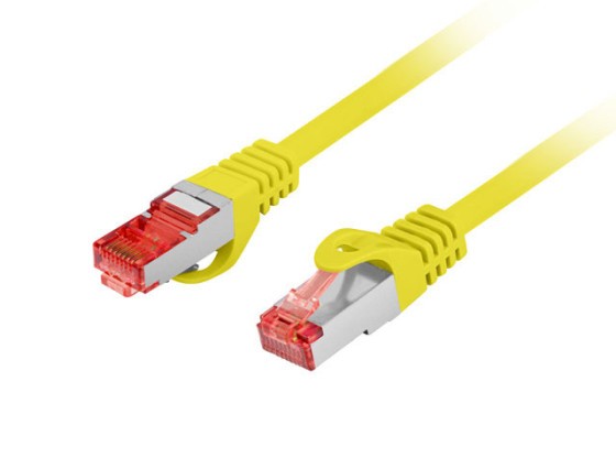 CAVO PATCH CAT.6 S/FTP LSZH CU 10M GIALLO FLUKE PASSATO LANBERG