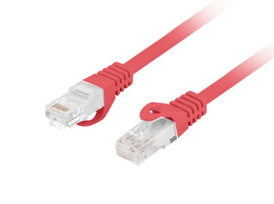 CAVO PATCH CAT.6 UTP LSZH CU 5M ROSSO FLUKE PASSATO LANBERG