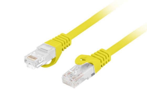 CAVO PATCH CAT.6 UTP LSZH CU 1M GIALLO FLUKE PASSATO LANBERG