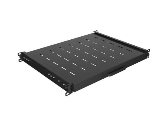 RIPIANO ESTRAIBILE PER RACK 19" 350MM NERO LANBERG (1U/445X350MM CAPACITÀ DI CARICO FINO A 35KG, MONTAGGIO A 4 PUNTI)