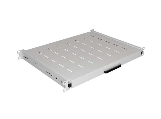 RIPIANO ESTRAIBILE PER RACK 19" 350MM GRIGIO LANBERG (1U/445X350MM CAPACITÀ DI CARICO FINO A 35KG, MONTAGGIO A 4 PUNTI)