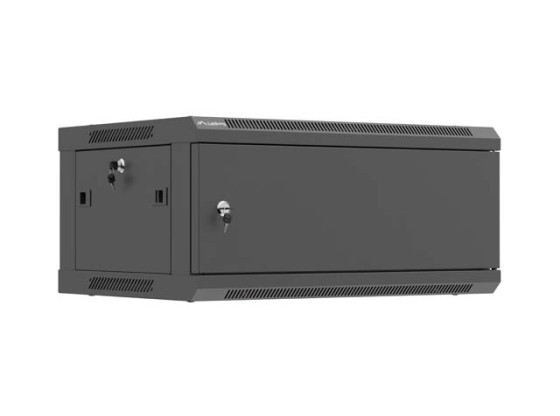 RACK DI INSTALLAZIONE 19" 4U 600X450 NERO METALLO PORTA LANBERG (CONFEZIONE PIATTA)