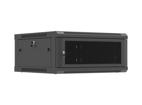 RACK DI INSTALLAZIONE 19" 4U 600X600 NERO CON PORTA PERFORATA LANBERG (CONFEZIONE PIATTA)