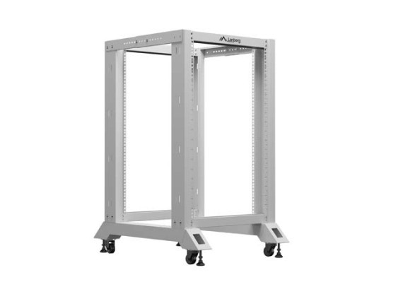 RACK APERTO 19" 18U 600X800 GRIGIO LANBERG