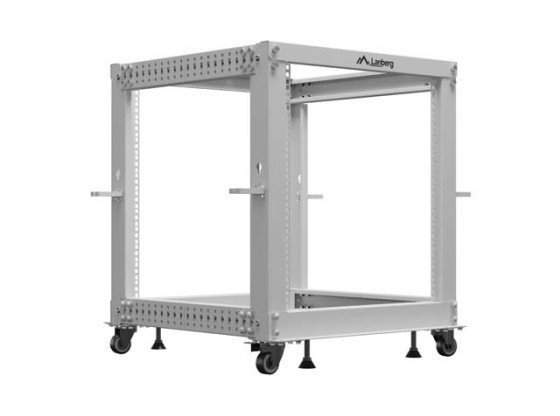RACK APERTO 19" 12U 600X600-1100 REGOLABILE GRIGIO LANBERG