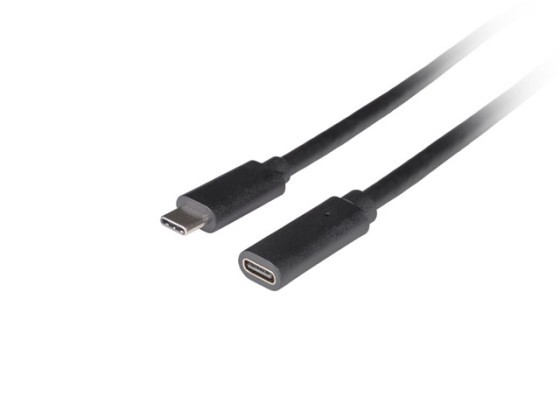 CAVO DI PROLUNGA USB-C M/F 3.1 0,5 M NERO LANBERG