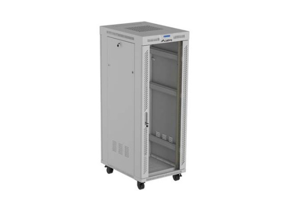 INSTALLAZIONE RACK 19" 32U 600X800 GRIGIO PORTA VETRO LCD LANBERG (CONFEZIONE PIATTA) V2
