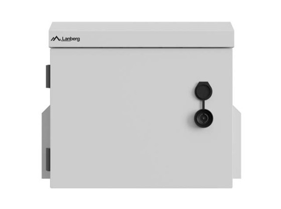 ARMADIO RACK DA 10" PER MONTAGGIO A PARETE/SU PALO, IP55, ERMETICO, 300X200X300, GRIGIO, LANBERG (ASSEMBLATO)