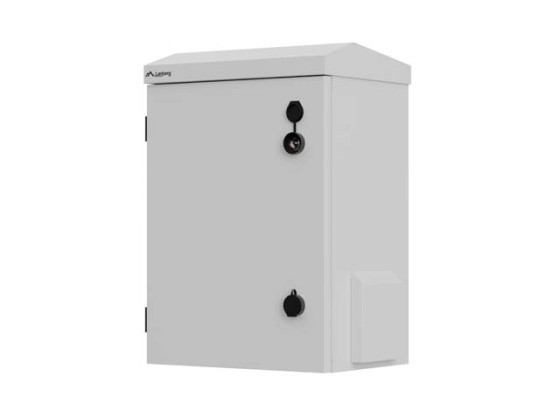 ARMADIO RACK DA 10" PER MONTAGGIO A PARETE/PALO, IP55, ERMETICO, 340X250X500, GRIGIO, LANBERG (ASSEMBLATO)