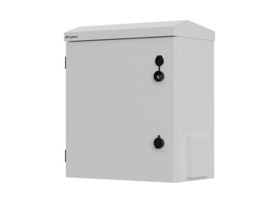 ARMADIO RACK DA 10" PER MONTAGGIO A PARETE/PALO, IP55, ERMETICO, 420X300X500, GRIGIO, LANBERG (ASSEMBLATO)