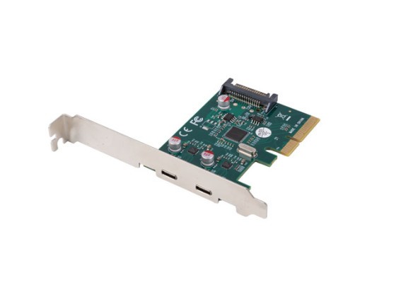 SCHEDA PCI EXPRESS X1->2X USB-C 3.2 GEN 2X1 A BASSO PROFILO LANBERG