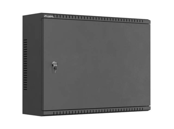 CUSTODIA DI INSTALLAZIONE IN TPR DA 19" CON PIASTRA IN RETE 560X420X180 NERA LANBERG (ASSEMBLATA)