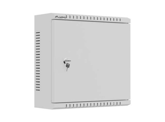 CUSTODIA DI INSTALLAZIONE IN TPR DA 10" CON PIASTRA IN RETE 340X340X140 GRIGIA LANBERG (ASSEMBLATA)