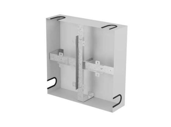 TELAIO PORTA CAVI 400X400 GRIGIO LANBERG