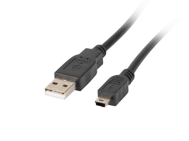 CAVO USB MINI(M)->USB-A(M) 2.0 1,8M NERO (CANON) LANBERG