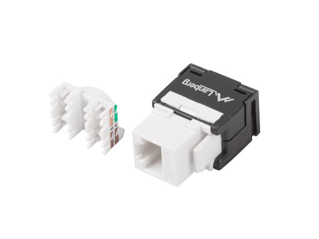MODULO KEYSTONE SENZA FILI RJ45->LSA CAT.6A UTP 180° LANBERG